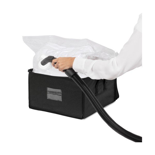 Čierny úložný box so zapínaním na zips Compactor Compress Pack, 125 l-image-2