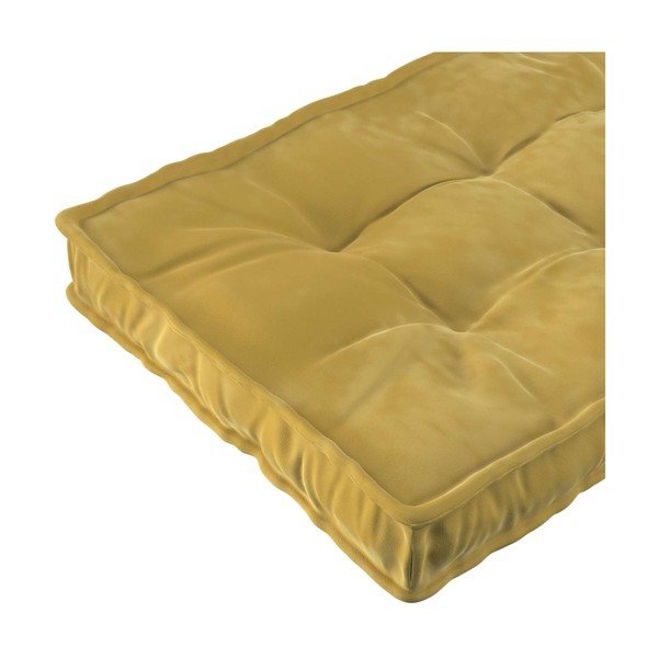Olivovozelený detský matrac 60x120 cm Posh Velvet - Yellow Tipi-image-1