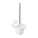 Biela nástenná plastová WC kefa Pure – Wenko