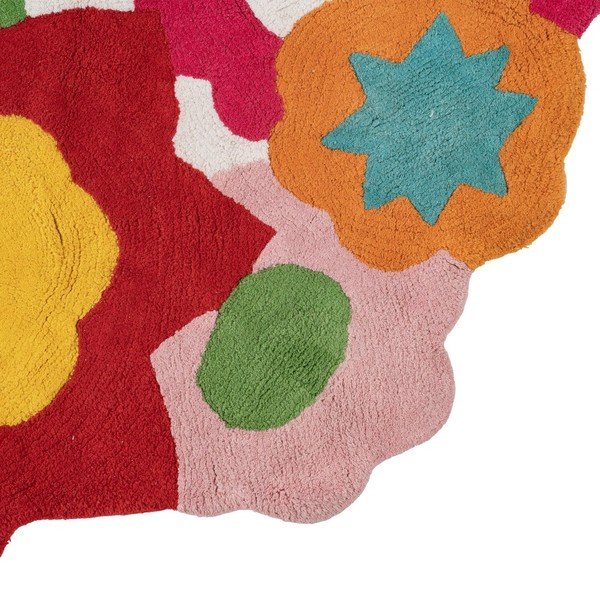 Bavlnený detský koberec ø 150 cm Flowers – Ixia-image-4