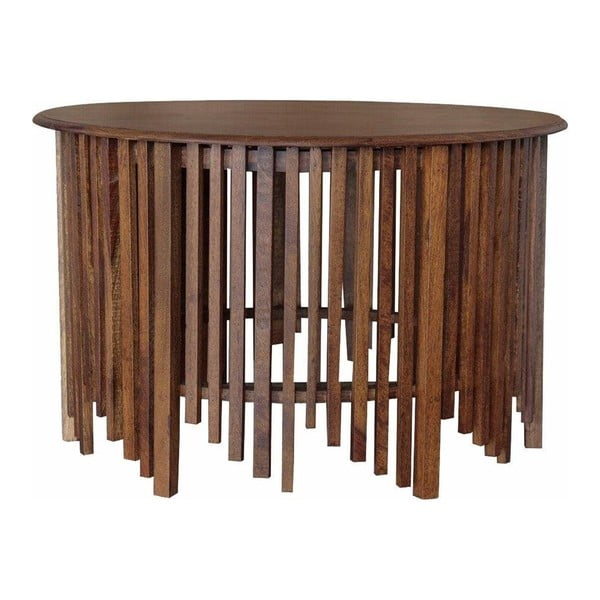 Konferenčný stolík z mangového dreva Støraa Rubina, Ø 90 cm