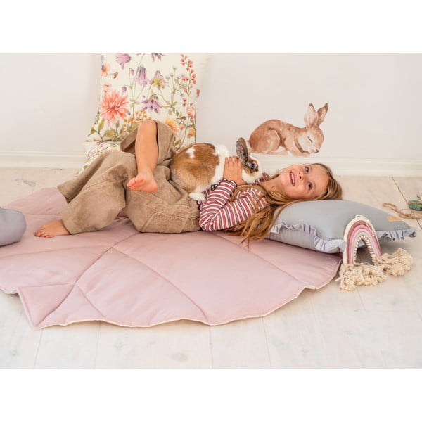 Ružová detská deka na hranie Powder Pink - Moi Mili-image-1