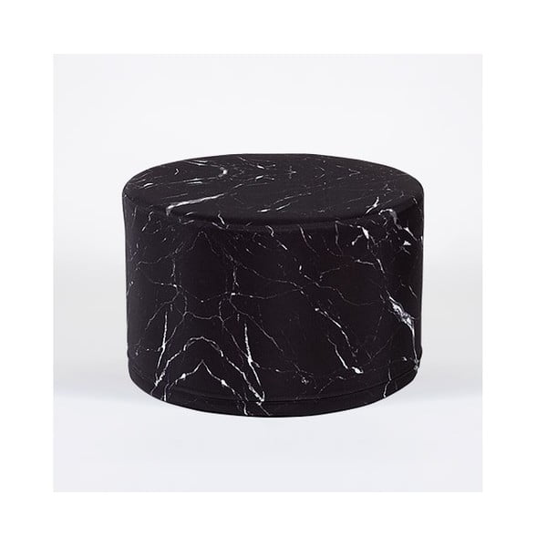 Puf Black Marble-image-1