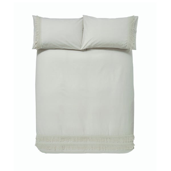 Sivo-béžové bavlnené obliečky Pineapple Elephant Izmir, 200 x 200 cm-image-2