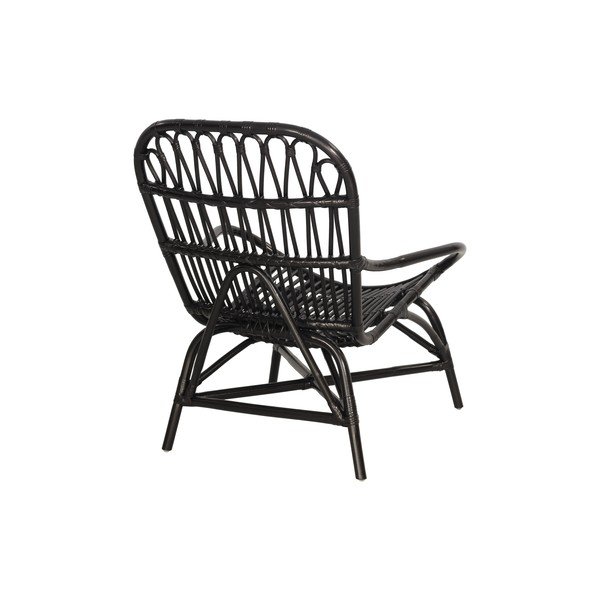 Čierne ratanové záhradné kreslo Bonami Essentials Sara-image-3