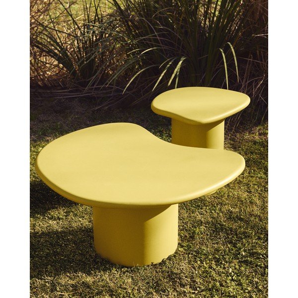 Betónový záhradný stolík 47x48 cm Macarella – Kave Home-image-3