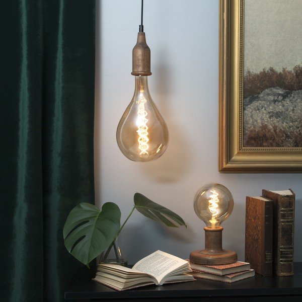 Tmavohnedé závesné svietidlo Jojo – Star Trading-image-2