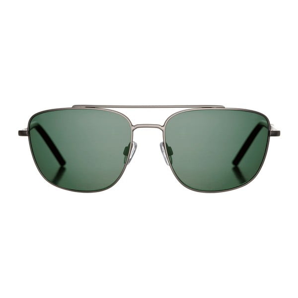 Strieborné slnečné okuliare so zelenými sklami Marshall Jimi
