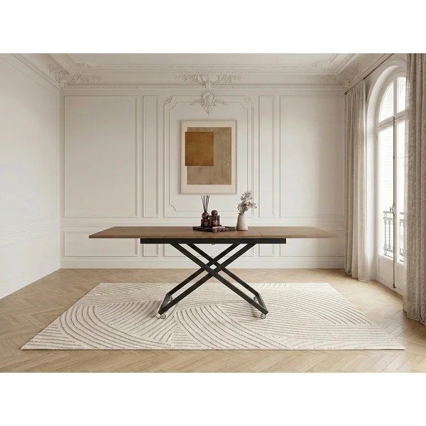 Konferenčný stolík v prírodnej farbe 80x120 cm Diana – Bobochic Paris-image-1