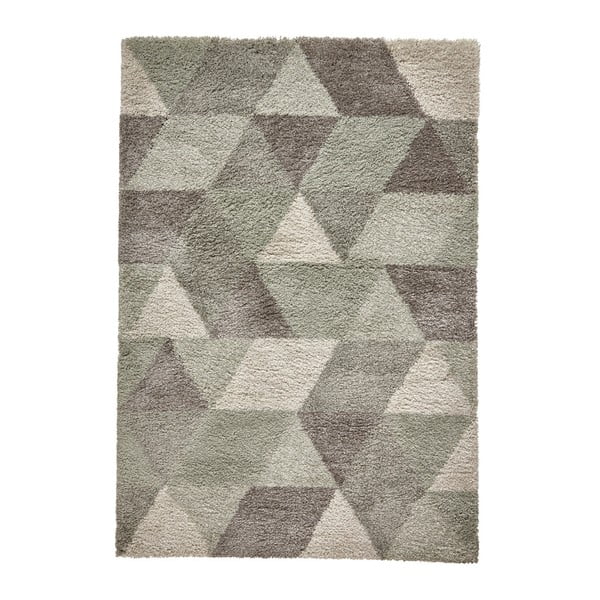 Sivo-zelený koberec Think Rugs Royal Nomadic Grey & Aqua Green, 120 × 170 cm