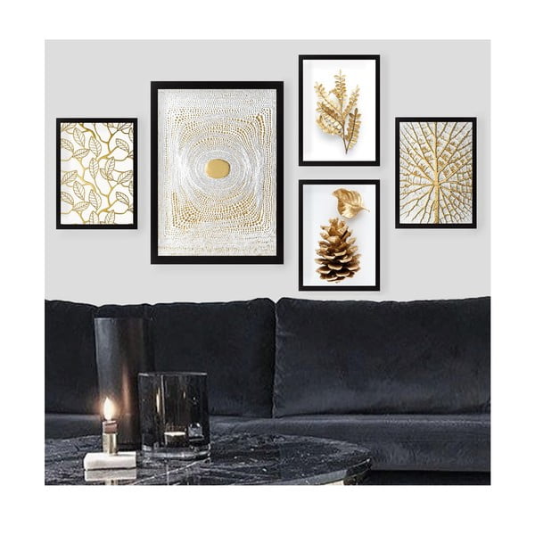 Obrazy v súprave 5 ks 34x44 cm – Wallity-image-1