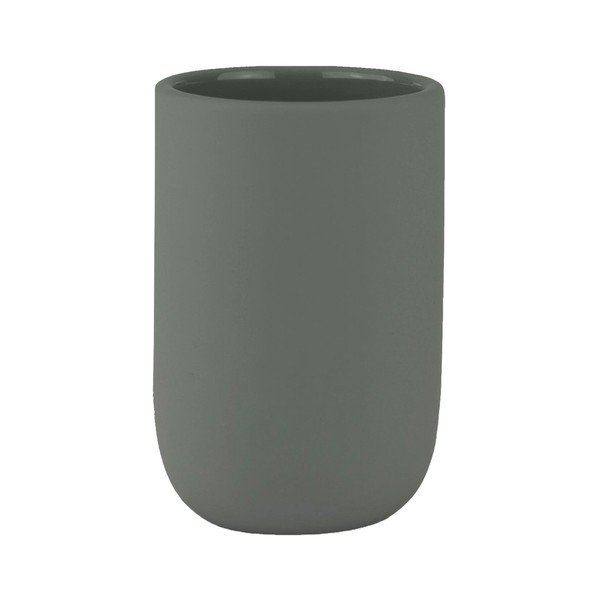 Zelený keramický téglik na zubné kefky Lotus – Mette Ditmer Denmark