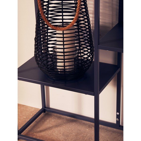 Sivý oceľový regál 80x81x26 cm Acero – Premier Housewares-image-4