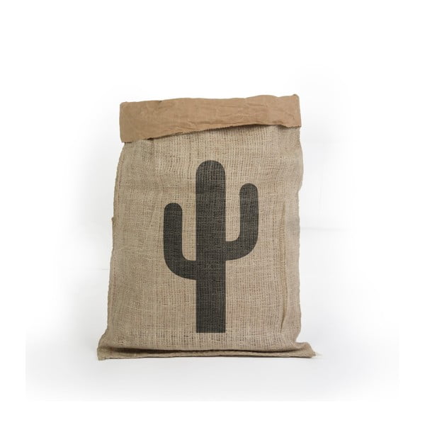 Úložný kôš z recyklovaného papiera Surdic Yute Cactus