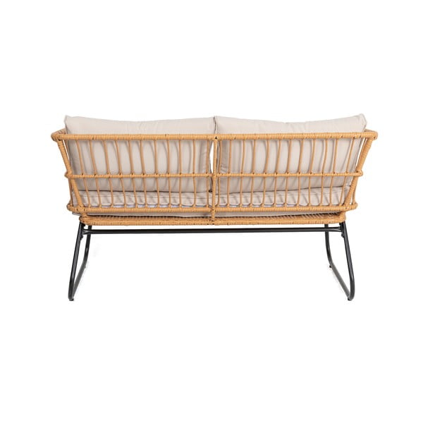 Záhradná sedačka z umelého ratanu Bonami Essentials Vistdal-image-3