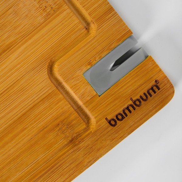 Bambusová doska na krájanie s brúskou, Livada, 33x25 cm-image-1