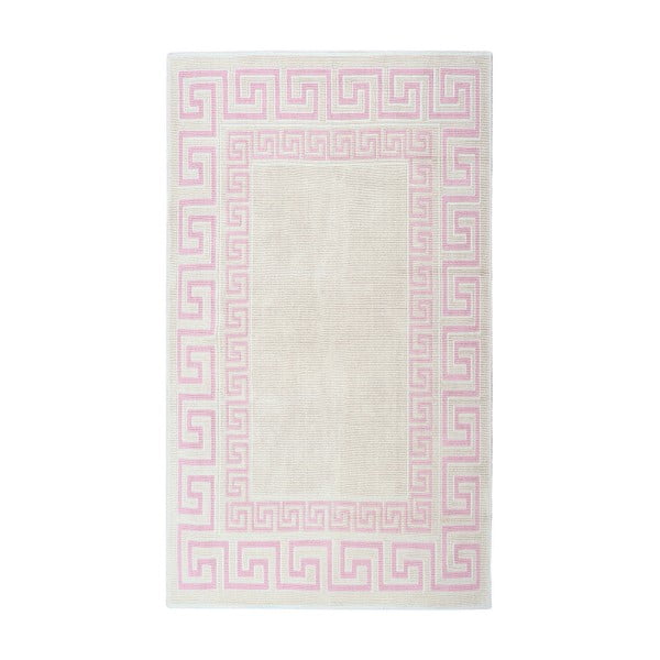 Krémový bavlnený koberec Floorist Maisha, 100 × 200 cm