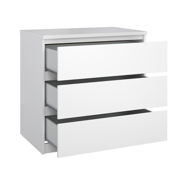 Biela komoda 77x76x50 cm Naia – Tvilum-image-3