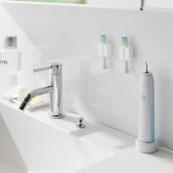 Biele silikónové multifunkčné držiaky v súprave 2 ks Film Hook – YAMAZAKI-image-4