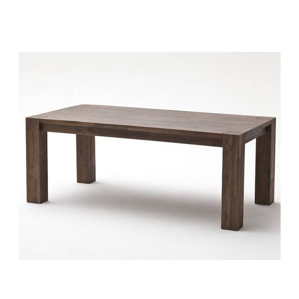 Tmavohnedý jedálenský stôl z akáciového dreva SOB Sydney, 160 x 90 cm