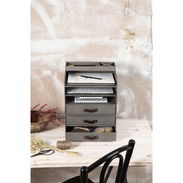 Kartónový organizér na dokumenty so zásuvkou Walter – Bigso Box of Sweden-image-2