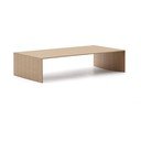 Konferenčný stolík vo svetloprírodnej farbe v dekore duba 70x140 cm Litto – Kave Home