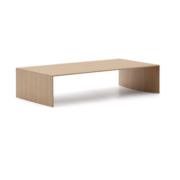 Konferenčný stolík vo svetloprírodnej farbe v dekore duba 70x140 cm Litto – Kave Home