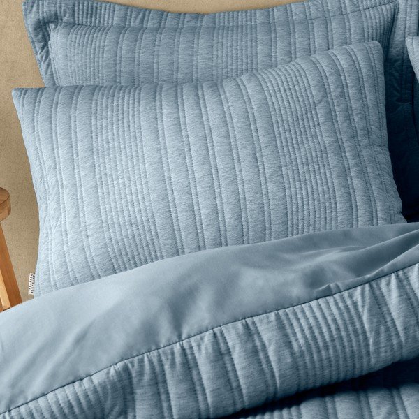 Modré obliečky na dvojlôžko 200x200 cm Tamba Stripe – Pineapple Elephant-image-1