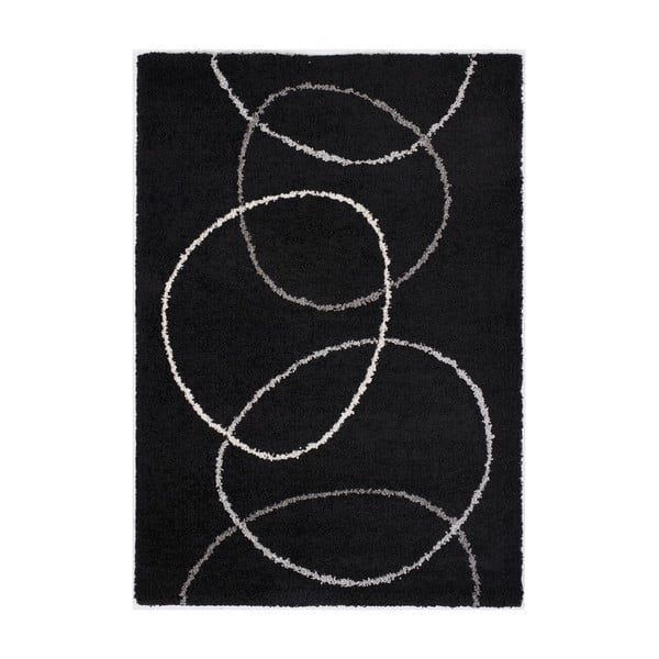 Čierny koberec Calista Rugs Sydney Night, 120 x 170 cm