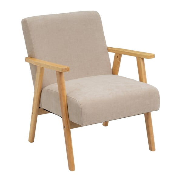 Béžové ženilkové kreslo Vintage – Casa Selección