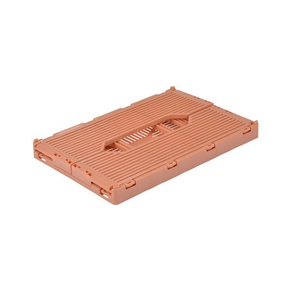 Plastový úložný box v lososovej farbe 30x20x11.5 cm – Homéa-image-2
