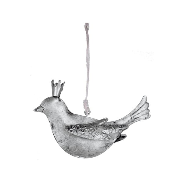 Závesná kovová ozdoba v tvare vtáčika Ego Dekor