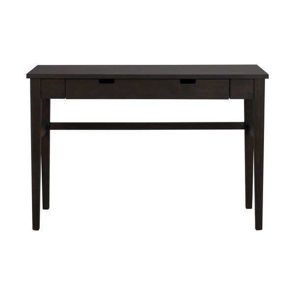 Konzolový stolík s doskou v dubovom dekore v tmavo prírodnej farbe 40x110 cm Garrison – Rowico-image-2