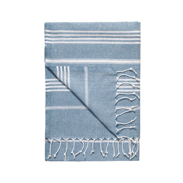 Modrá hammam osuška Kate Louise Classic, 180 × 100 cm-image-4