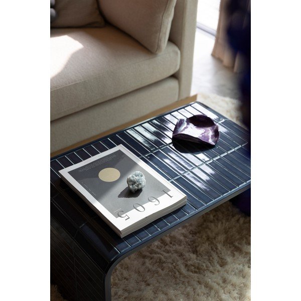 Modrý keramický konferenčný stolík 47x80 cm Tiles – Zuiver-image-4