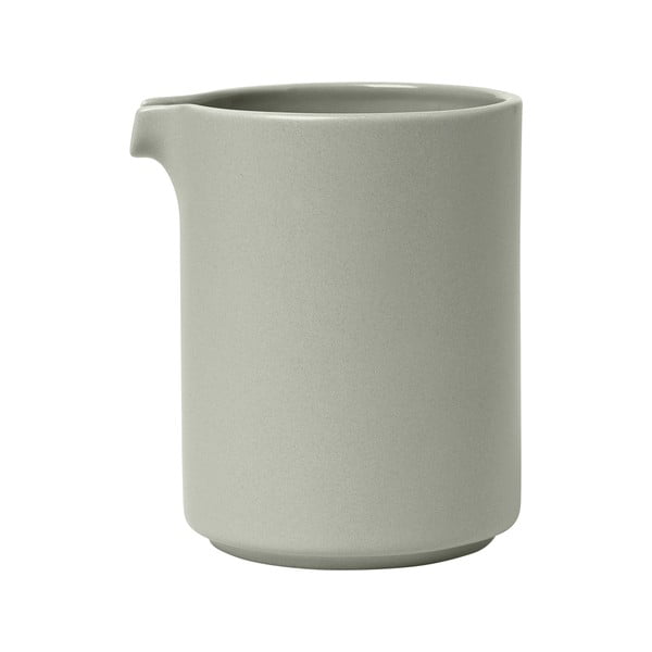 Svetlosivá keramická nádoba na mlieko Blomus Pilar, 280 ml