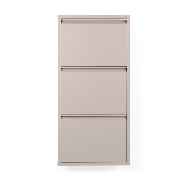 Taupe kovová výklopná skrinka na topánky 50x103x15 cm Billy – Spinder Design-image-3