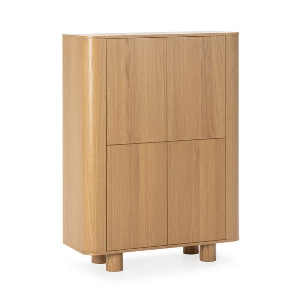 Skrinka v dekore duba v prírodnej farbe 100x133x40 cm Padoc – MOME-image-4