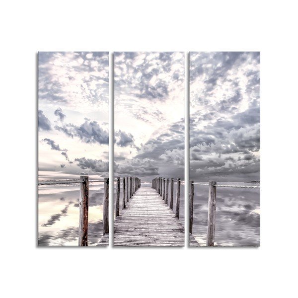 Viacdielny obraz Styler Canvas By The Sea, 81 × 75 cm