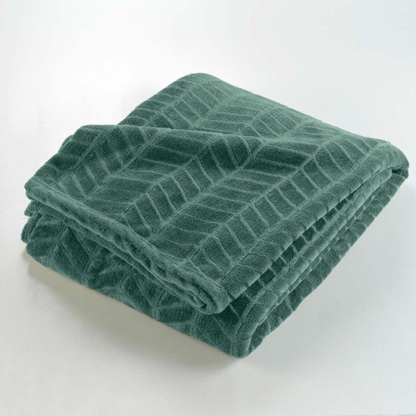 Zelený pléd z mikroflanelu 180x220 cm Arya – douceur d'intérieur-image-2