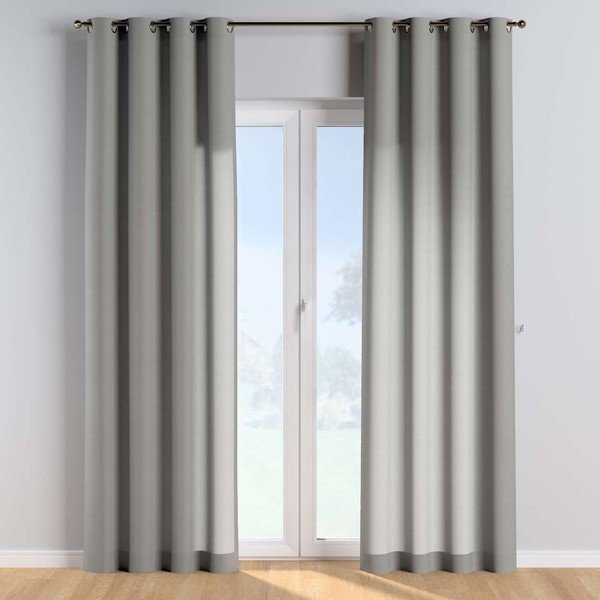 Sivý záves 260x130 cm Happiness - Yellow Tipi-image-1