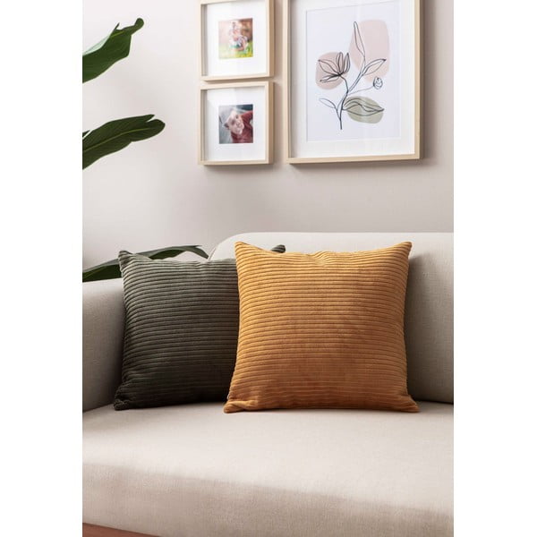 Menčestrové obliečky na vankúše v súprave 2 ks 43x43 cm – Mioli Decor-image-1