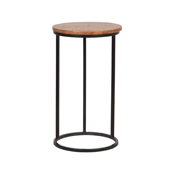 Okrúhly odkladací stolík z mangového dreva ø 35 cm Motion – LABEL51-image-1