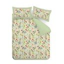 Zelené 3-dielne obliečky na dvojlôžko/predĺžené 230x220 cm Birds In Bloom – RHS