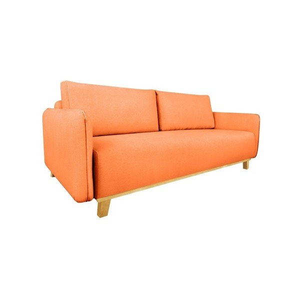 Oanžová trojmiestna pohovka Kooko Home Bebop-image-2