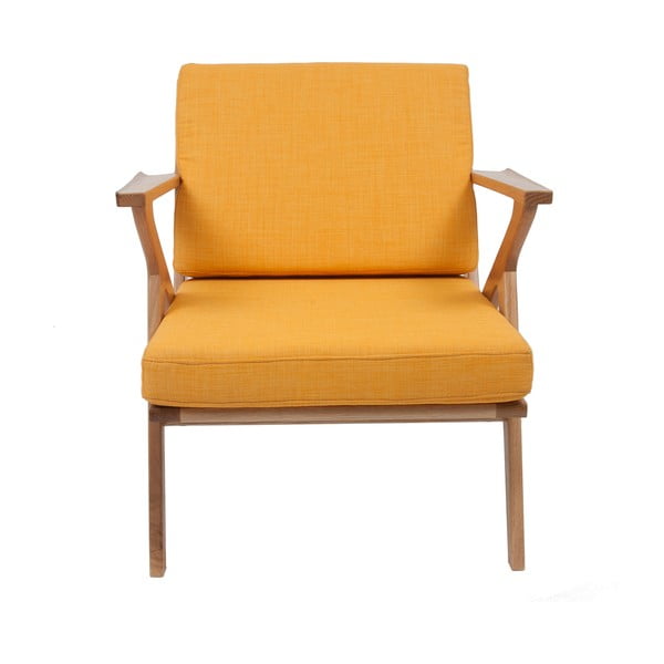 Kreslo Present Time Rest Oak Yellow-image-1