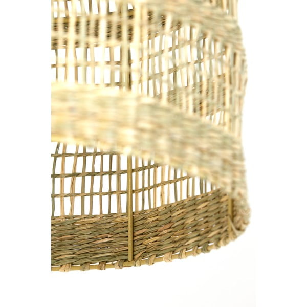 Závesné svietidlo v prírodnej farbe s tienidlom z morskej trávy ø 38 cm Sagar – Light & Living-image-1