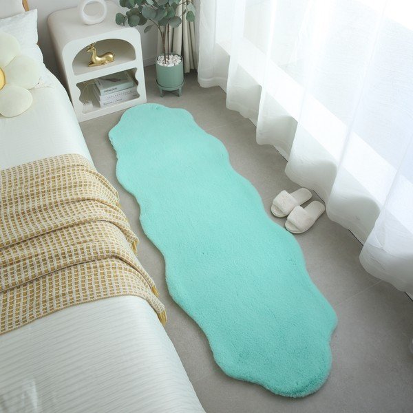 Syntetická kožušina v mentolovej farbe 60x180 cm Caty – Ayyildiz Carpets-image-2
