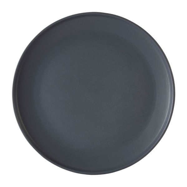 Sivý tanier z kameniny Premier Housewares Malmo, Ø 27 cm