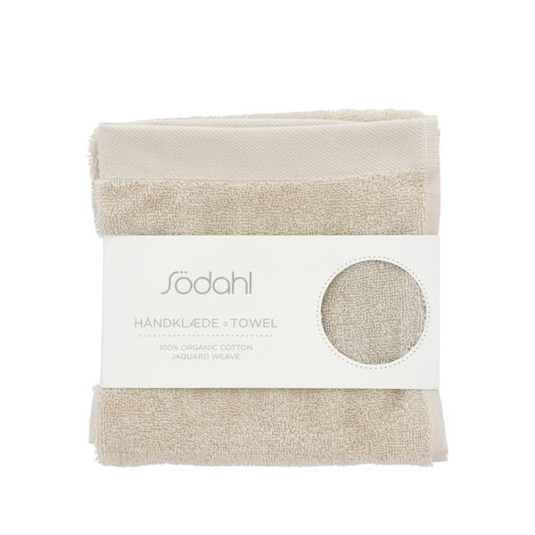 Béžový froté bavlnený uterák 40x60 cm Comfort – Södahl-image-3